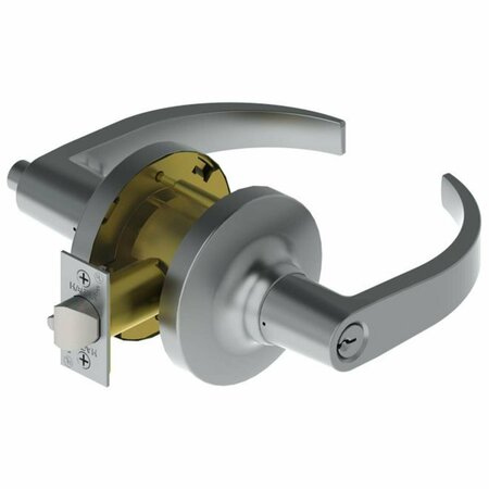 HAGER Archer Lever Entry Cylindrical Lock, No. 012438 Satin Chrome 3453ARC26D